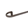 Rolando 5/8" Room Darkening Rod Set 28-48" Dark Bronze