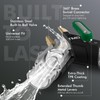 RESTMO 2 Way Garden Hose Splitter Heavy Duty Full Metal