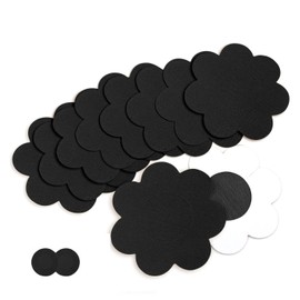 Goldfarm Nipple Breast Covers, Breast Pasties Adhesive Bra Disposable 10 Pairs (Black)