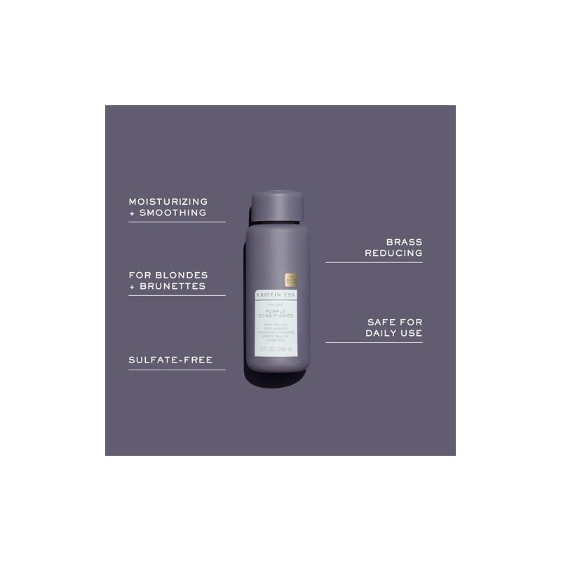 Kristin Ess Conditioner The One Purple, 10 onzas (295.73ml)