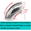 Urcollections 3.5" 90 Degree SS304 Mandrel Bend Elbow (2 Pack)