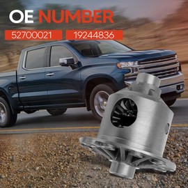 40048044 Rear Differential Open Loaded Carrier Case Fit for GMC Chevy 8.5" 8.6" 30 spline 10 Bolt Silverado Sierra Limited Slip Locker with Bearing, Replace OE 40048044 and 19244836