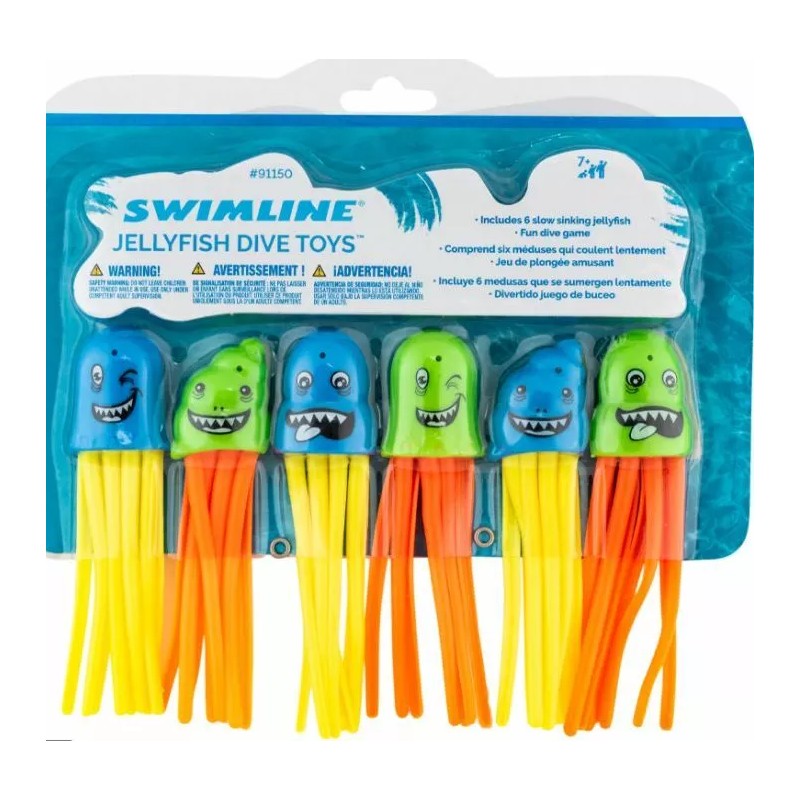 Swimline Slow Sinking Dive Game Swimline 91150 Jellyfish Learn to