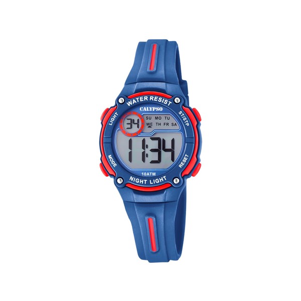 Calypso Jungen Digital Quarz Uhr mit Plastik Armband K6068/4