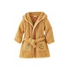 Vertbaudet Lion Baby Bathrobe, mustard yellow