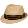 Stetson Yescott Trilby Straw Hat - Natural Colour Hat -