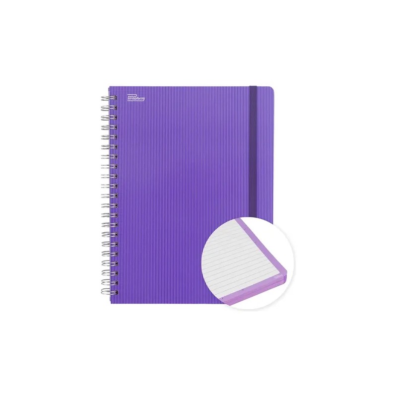 Cuaderno Profesional Arcoíris 100h Pasta Dura 6 Pzas