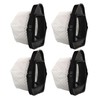 4pcs Handheld Vacuum Cleaner Filter High Strength Efficient Dust Cup