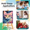SDYJQ Paint by Numbers Kit for Adults,Cat Adult Paint by