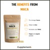 Cupplement - Maca 100 Capsules - Organic - Highest Quality