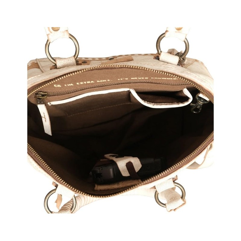 STS Ranchwear Cremello Sansa Satchel, Off-white