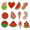 Nhgkju Set of 12 Embroidered Watermelon Patches - Cute Fruit