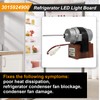 2024 New Upgraded 3015924900 Refrigerator Evaporator Fan Motor Part Compatible