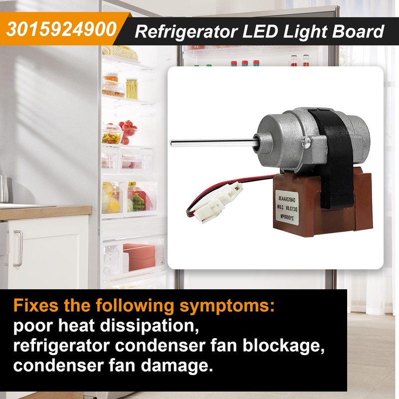2024 New Upgraded 3015924900 Refrigerator Evaporator Fan Motor Part Compatible