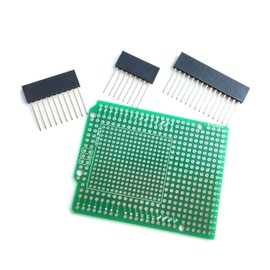 DollaTek Prototype PCB for ArduinoUNO R3 Shield Board DIY, Combo 2mm + 2.54mm Pitch