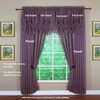 Today's Curtain Emelia Original Voile Fan Insert, Amethyst, 30" W