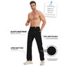 Idtswch 38" Long Inseam Men's Tall Yoga Sweatpants Open Bottom