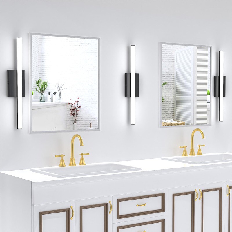 FWASTT 36Inch LED Bathroom Vanity Light Bar 5700K Dimmable Led