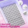 TNFVLONEINS Lash Clusters Kit Natural Eyelash Extension Kit Wispy Lash
