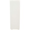 H2O Ceramic Vase S H1488 Horn White