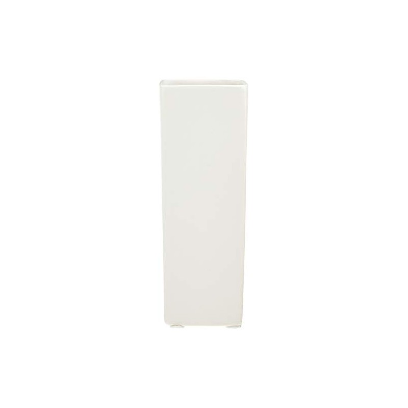 H2O Ceramic Vase S H1488 Horn White