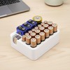 TOCCOOL Drawer-Style Battery Organizer Box, Plastic Storage Case for AA