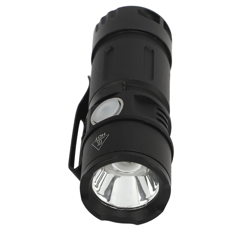800LM Mini Flashlight Small Pocket EDC Light USB Rechargeable Keychain