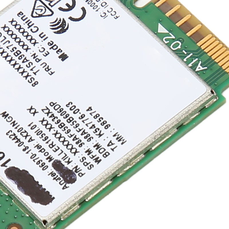 AX201NGW WiFi 6 Card for Win10 CNVIo2 Interface Dual Band