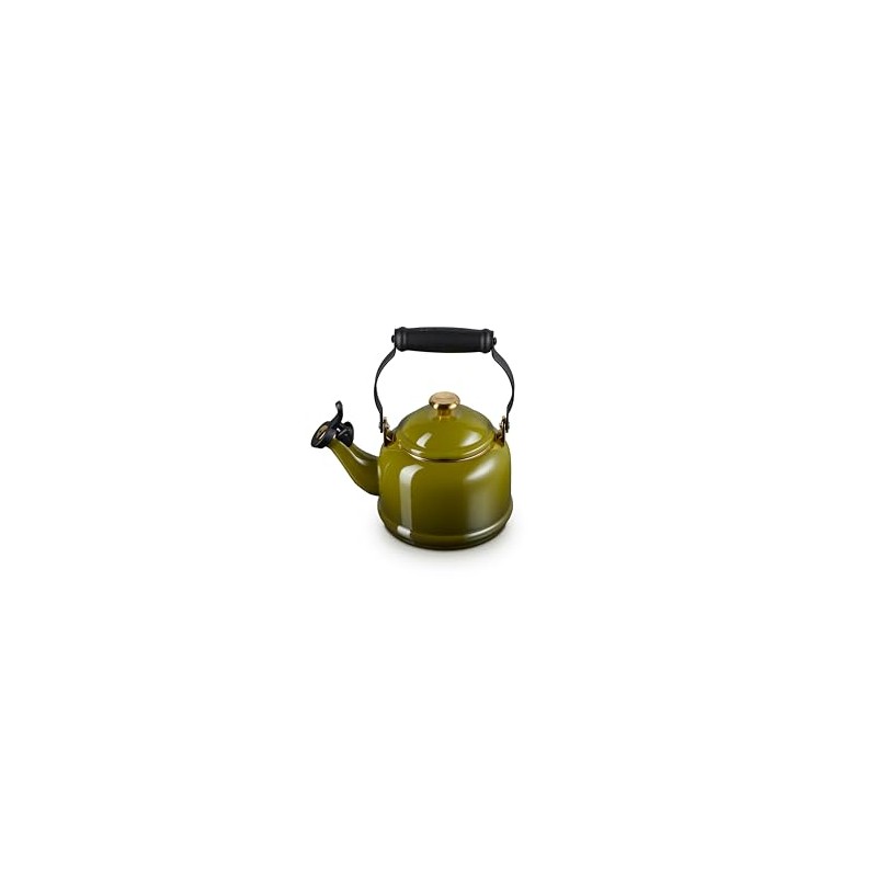 Le Creuset Enamel on Steel Demi Tea Kettle with Gold