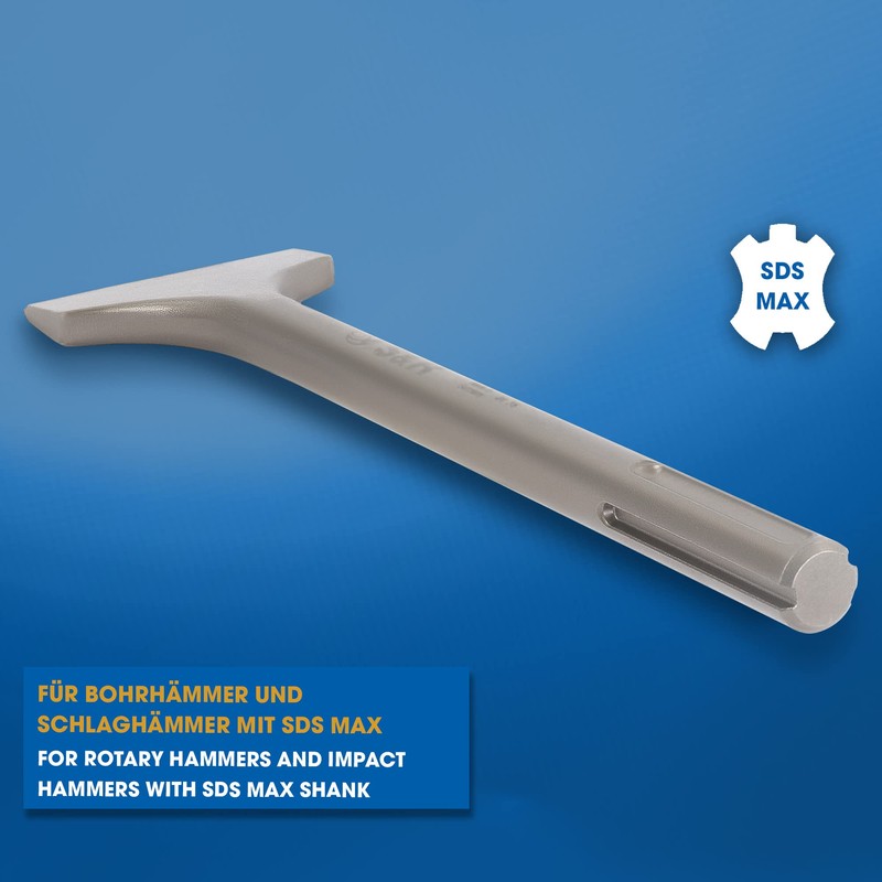 S&R Wide Chisel SDS-MAX shank 300x80mm round, for hammers from