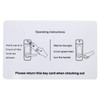 Gialer Hotel Motel RFID Contactless Key Card with Envelopes Sleeve