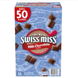 Swiss Miss 2- PACK of Swiss Miss Milk Chocolate Hot Cocoa Mix Packets, 50 ct.