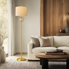 Oneach 61.5” Modern Floor Lamp for Living Room, Gold Boho