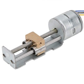 Mini Linear Lead Screw Nut Slider 2‑Phase 4‑Wire Stepper Motor Linear Screw Slide Table Slider Stroke 34mm