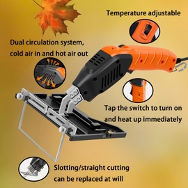 RONGTER Air Cooled, Electric hot knife - Foam cutting tool with Blades & Accessories Use Foam Cutter for Engraving and DIY Handmade