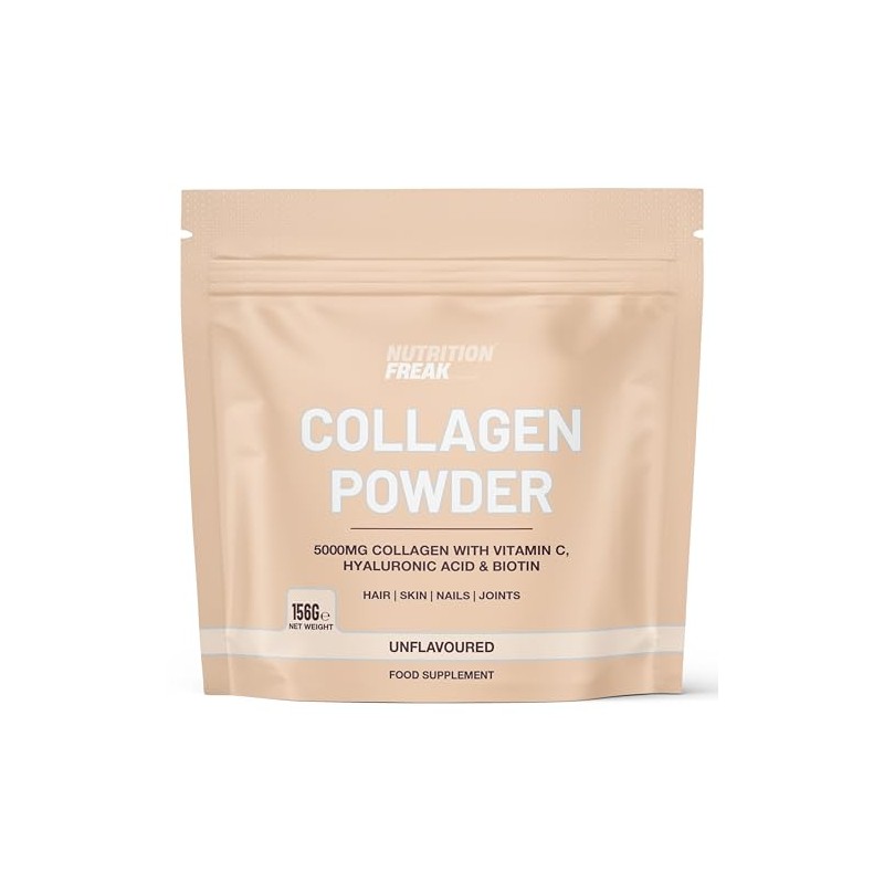 Collagen Peptides Powder, 5000mg Hydrolysed Bovine, with Vitamin C and