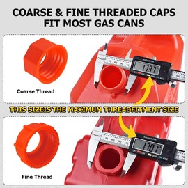 LIZZNGUYEN Gas Can Spout Replacement with 2 pack,Gas Can Nozzle,Flexible Pour Nozzle Suitable for Most 1/2/5/10 Gal Oil Cans,，Oil Funnel Can Spout Replacement,Red