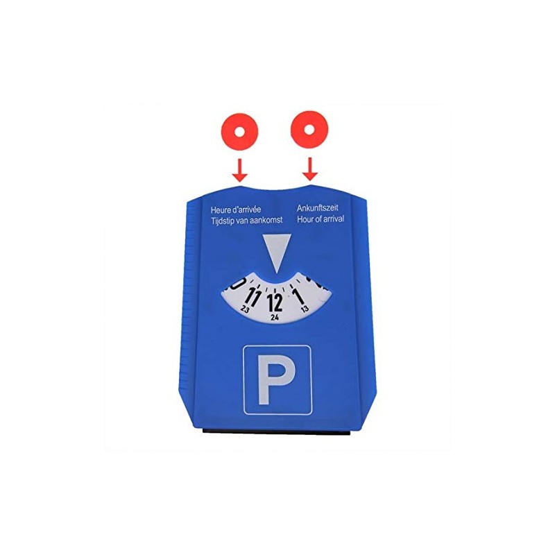 ProPlus Parking Disc NLD/DE/F/GB with Ice Scraper