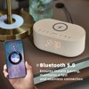 Sound Machine Alarm Clock for Bedrooms: Bluetooth 10W Stereo Sound