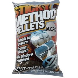 Bait-Tech Sticky Method Pellets Micro Red 800g