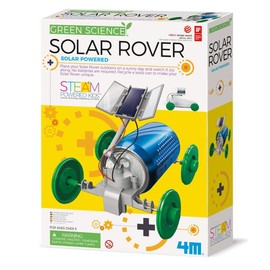4M 00-003286 Rover a Energia Solare, Giocattolo Stem, Giochi Ecologici, Kit Scientifico Educativo, Riciclo e Riuso Ecologico