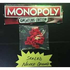 Hasbro Monopoly CHEATERS EDITION RED HOTELS Sealed NOS Never Opened 2017 Free Shipping