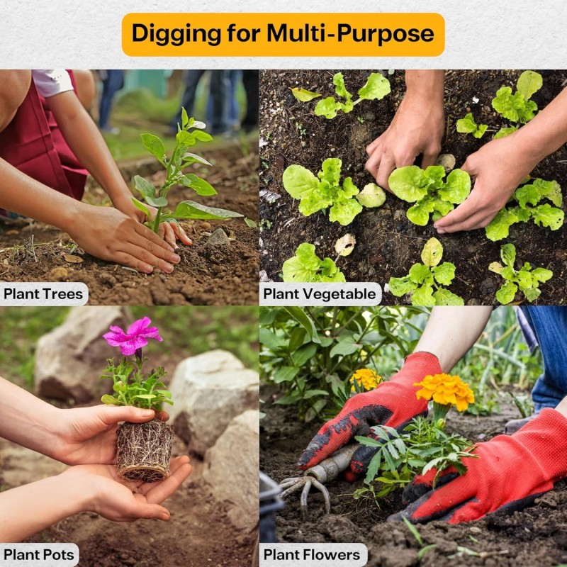 NAFOGAR Garden Auger Drill Bit for Planting 1.6"x16.5