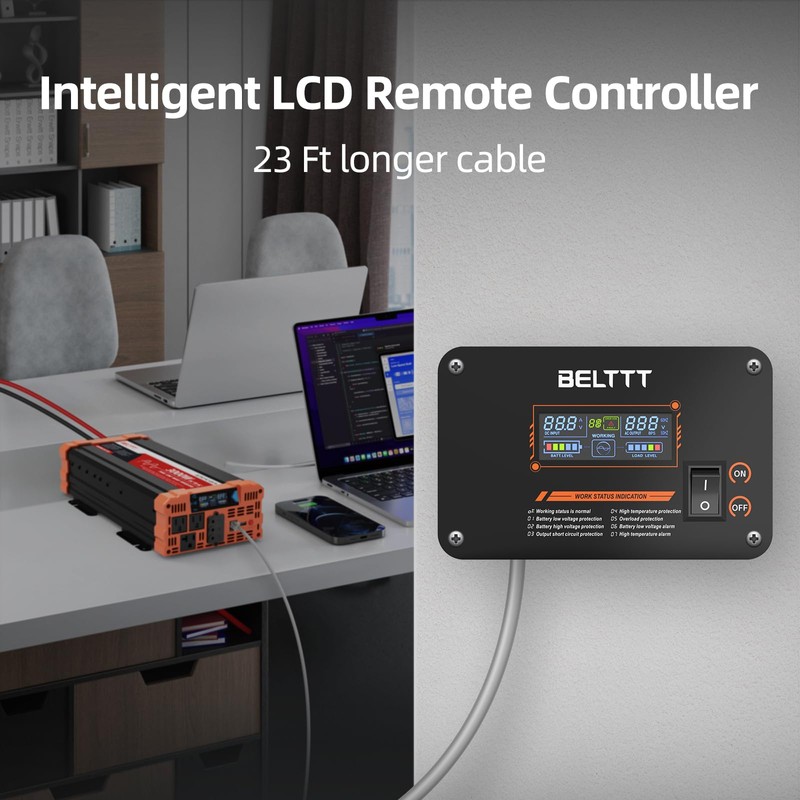 BELTTT Remote Controller and Smart LCD Display only for BELTTT