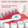 Mini cepillo de dientes desechable con pasta de dientes portátil