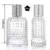 Luojery 2-Pack Refillable Clear Glass Fine Mist Empty Spray Perfume