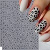 8 Sheets Leopard Nail Stickers 3D Self-Adhesive Cute Leopard Print