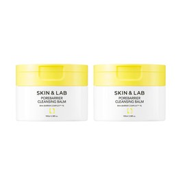 SKIN & LAB Poa Barrier Cleansing Balm, 3.4 fl oz (100 ml), Set of 2