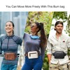 LATMAP 3L TRIPLE ZIP Fanny Packs Belt Bag For Women