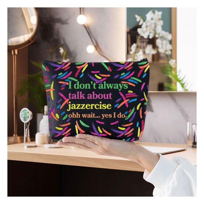 Jazzercise Makeup Bag Jazzercise Lover Gifts I Don't Always Talk